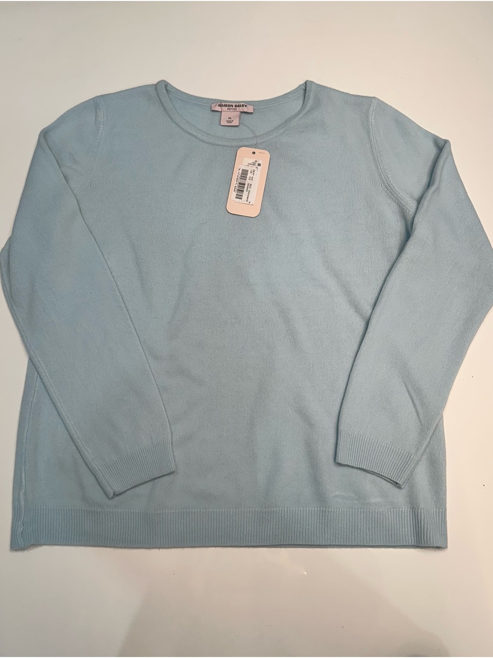 Allison Daley‎ Ice Blue Crewneck Sweater PL